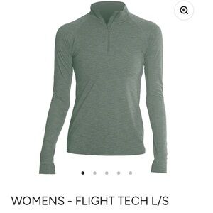 Women's Flight Tech Long Sleeve Top - Green XS NWT